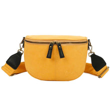 Charger l&#39;image dans la galerie, Sac Bandouliere Estival Jaune Moutarde Face