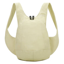 Charger l&#39;image dans la galerie, Sac à dos Estival Arsayo beige toile confortable ergonomique antivol sécurise vegane face