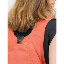 Charger l&#39;image dans la galerie, Sac à dos Estival Arsayo orange saumon corail toile confortable ergonomique antivol sécurise vegane porte dos