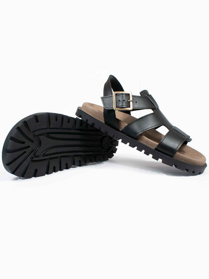 Gladiator-Sandalen mit Fußbett