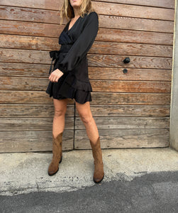 bottes Santiag vegan marron