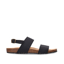Laden Sie das Bild in den Galerie-Viewer, Vegan Unisex Slingback Sandalen Korkfußbett recycelte Sohle Sommer