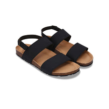 Laden Sie das Bild in den Galerie-Viewer, Veganske unisex slingback sandaler korkfotseng resirkulert såle