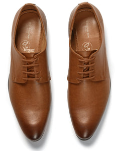 derbies élégante marron bout pointu