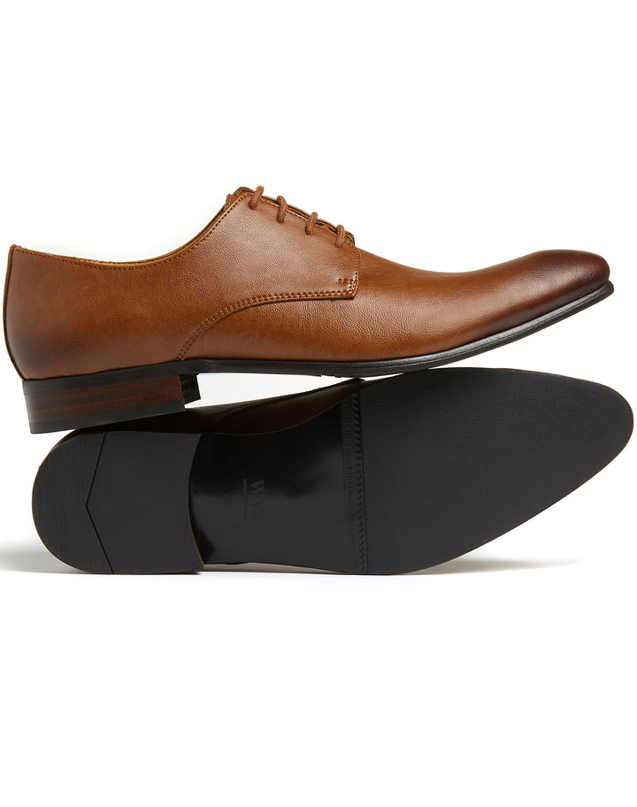 derbies élégante marron bout pointu