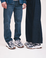 Charger l'image dans la galerie, NAE Vegane Sneaker Unisex Dicke Sohle Recycelt Leicht Bequem Blau Grau 36-46