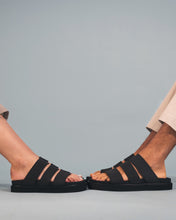 Load image into Gallery viewer, black summer shoes open | NAE