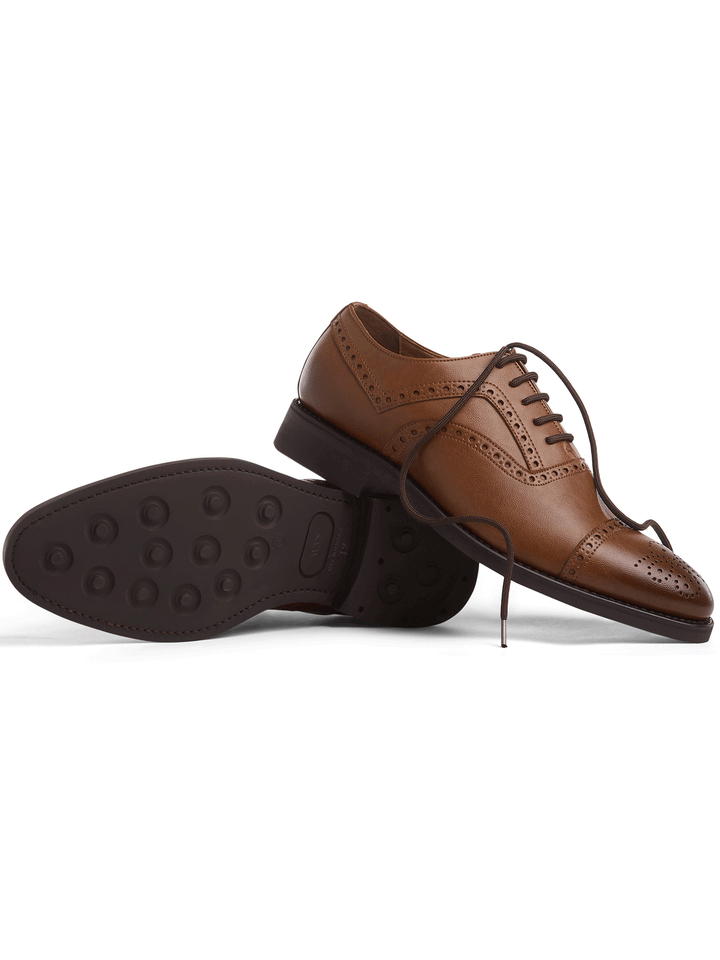 derbies vegan homme marron