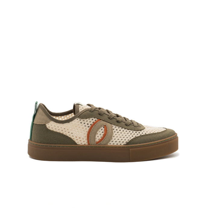 Brigitte Mesh off white-kaki BRI010