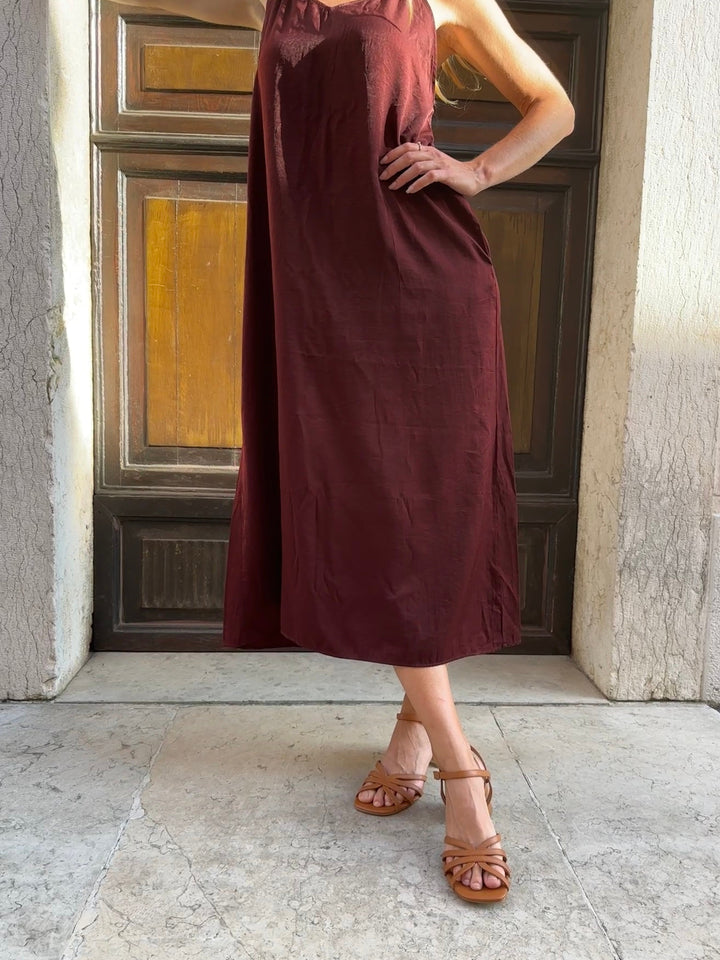 sandales à talons vegan marron