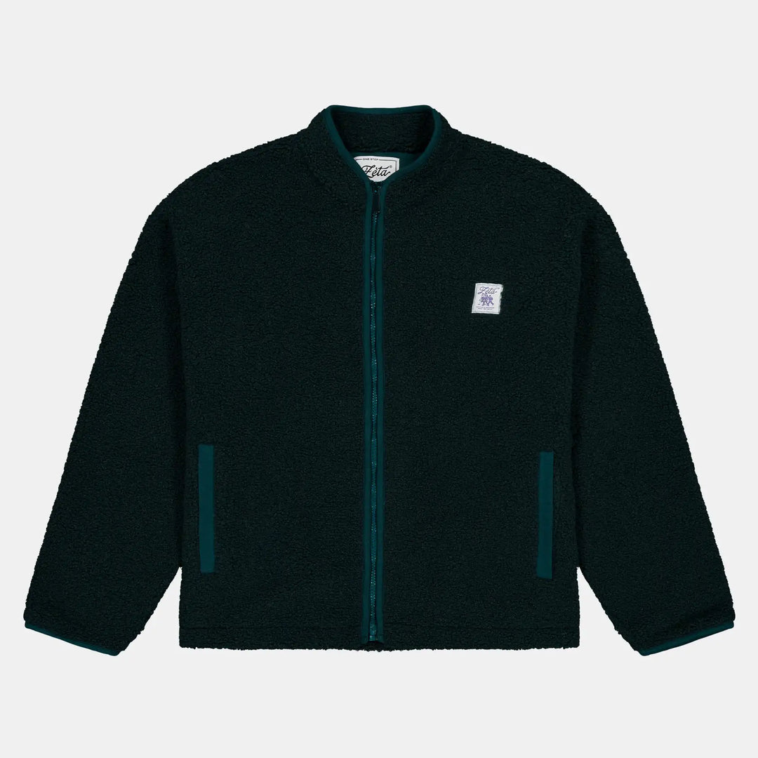 Veste-Polaire-Sherpa-Vert-Foret