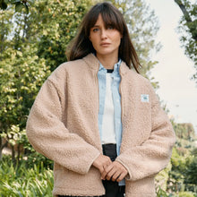 Load image into Gallery viewer, Veste Sherpa Camel