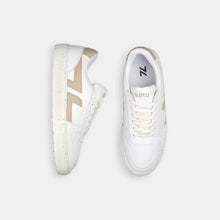 Charger l&#39;image dans la galerie, présentation vue de haut de la basket Alpha Beige de Zèta