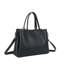 Charger l&#39;image dans la galerie, Vue de 3/4 du sac à main  noir sécurisé Arsayo