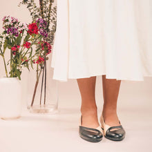 Charger l&#39;image dans la galerie, Vegan women ballerina with white dress summer | NAE Footwear