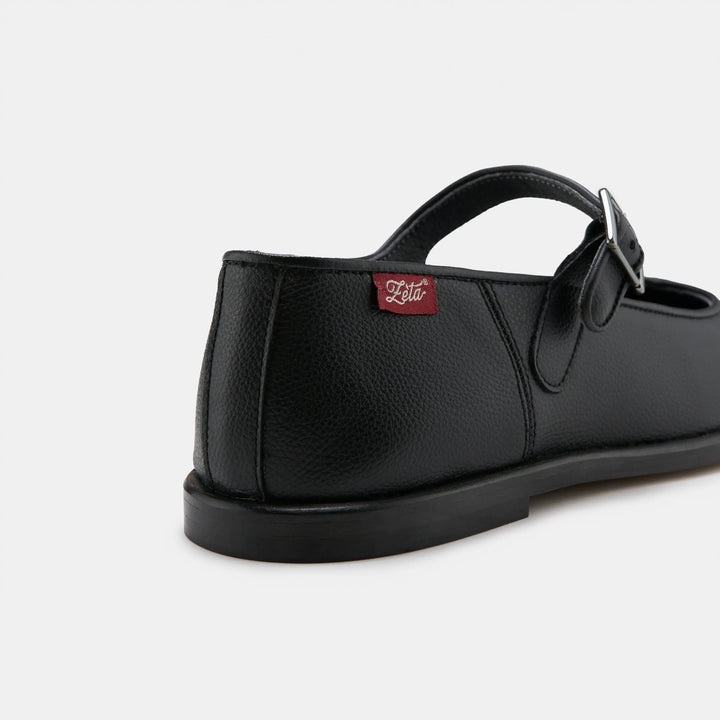 ballerines à brides noir femme tendance cuir d&