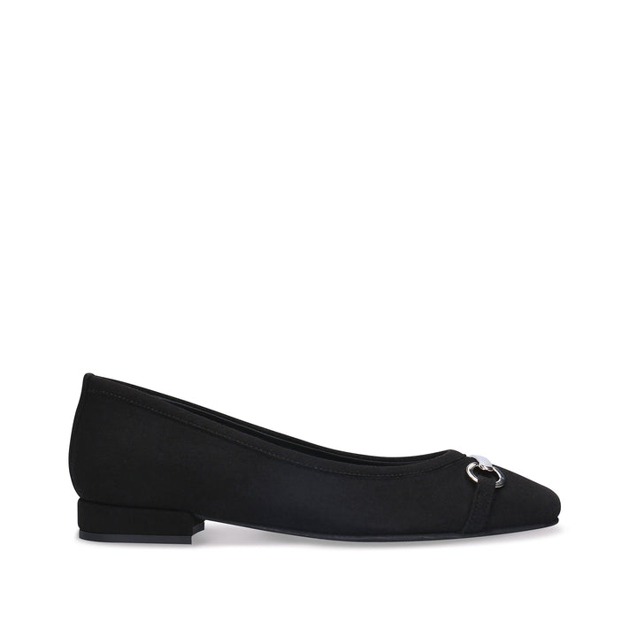 Ballerines femme véganes noires chaussures plates confort chic 36-42 argent NAE