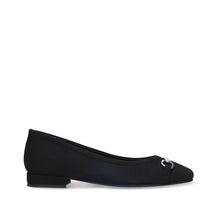 Load image into Gallery viewer, Ballerines femme véganes noires chaussures plates confort chic 36-42 argent NAE