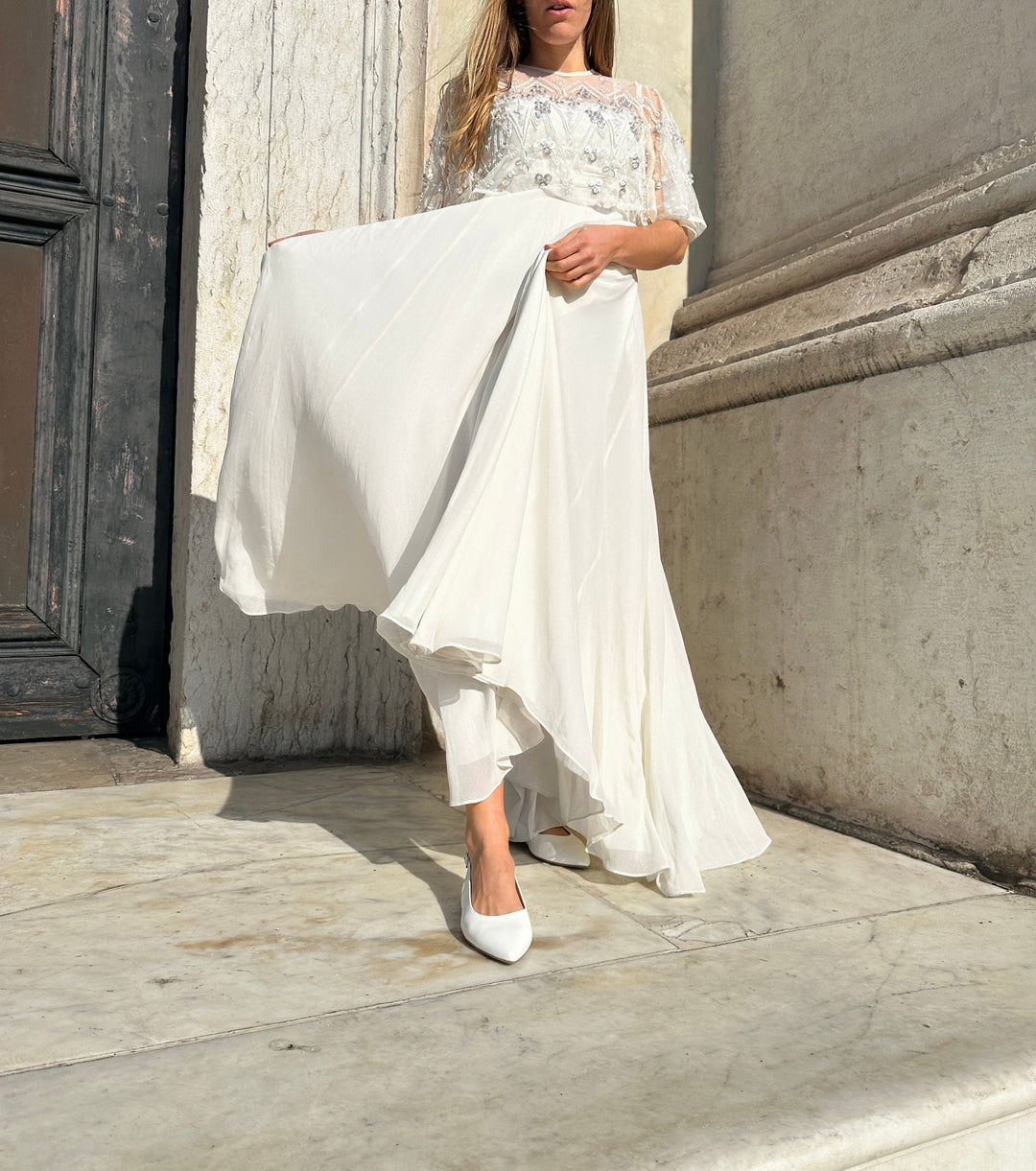 ballerines blanches mariages