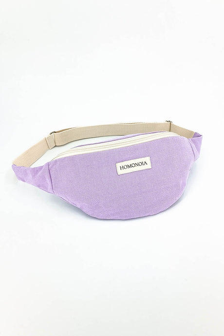 sacoche banane couleur lilas
