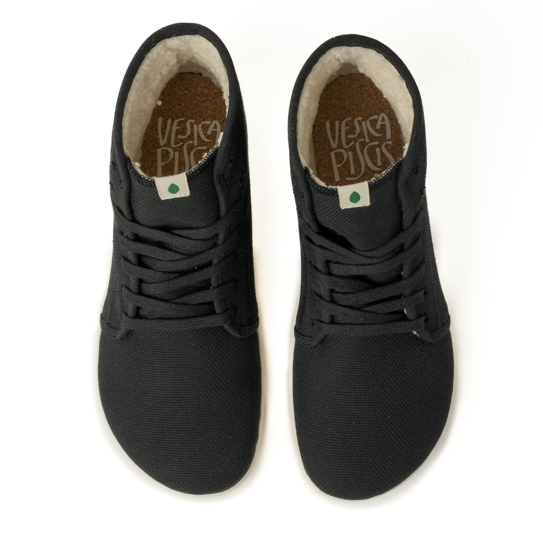baskets barefoot montante noire