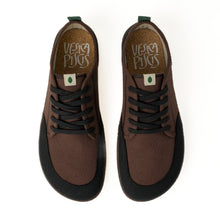 Load image into Gallery viewer, Baskets vegan Barefoot marron et noire