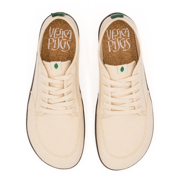 baskets barefoot en toile blanche