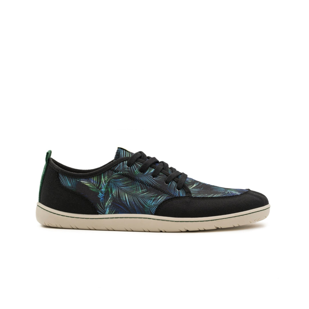 Baskets vegan Barefoot en toile à motifs palmier