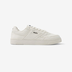 basket blanche en cuir vegan