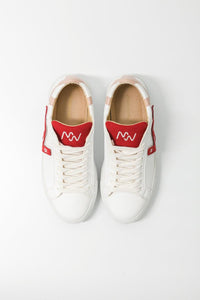 Sneakers vegan pour femme rouges Wild Walker