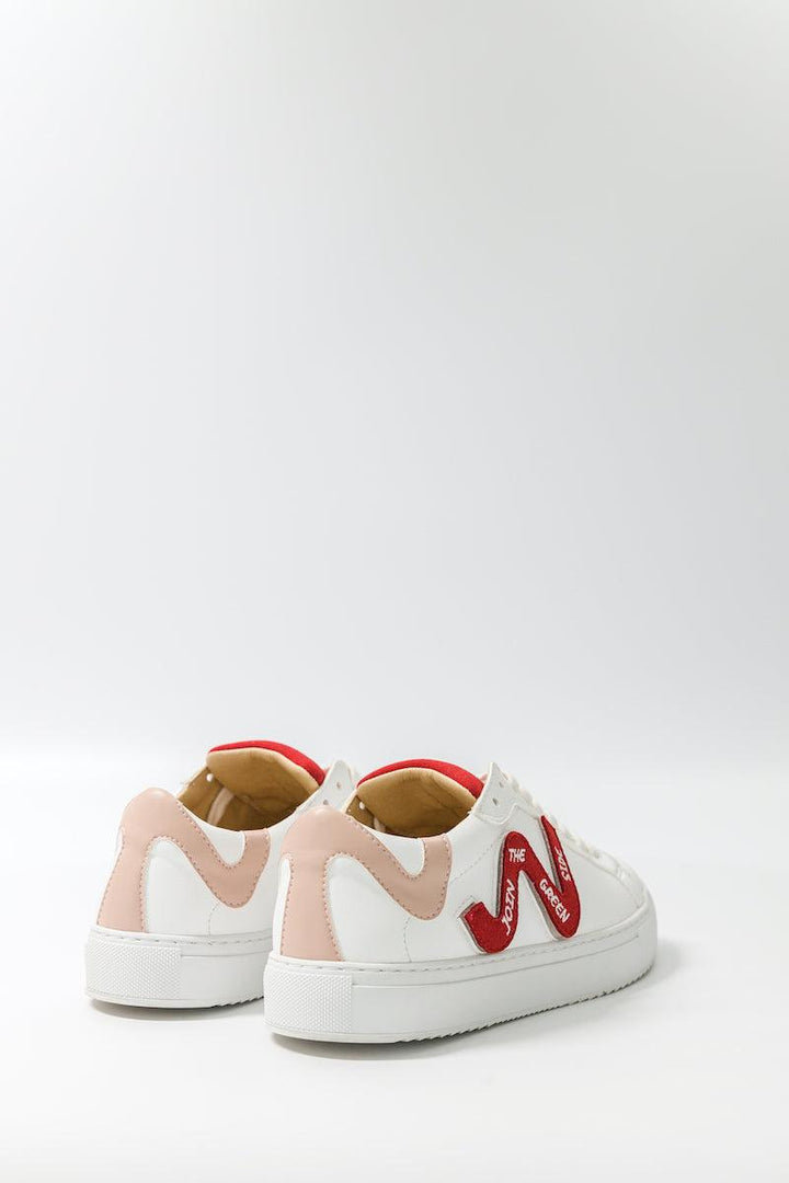 Sneakers pour femme personnalisées rouges Wild Walker
