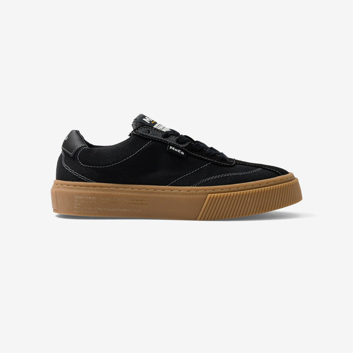 Baskets Vegan en Toile de Banane ecyclée Noire