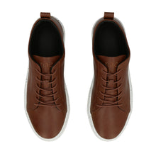 Charger l'image dans la galerie, Veganistische urban sneakers voor heren, bruin, comfortabel voor elke dag, minimalistisch, gerecycled