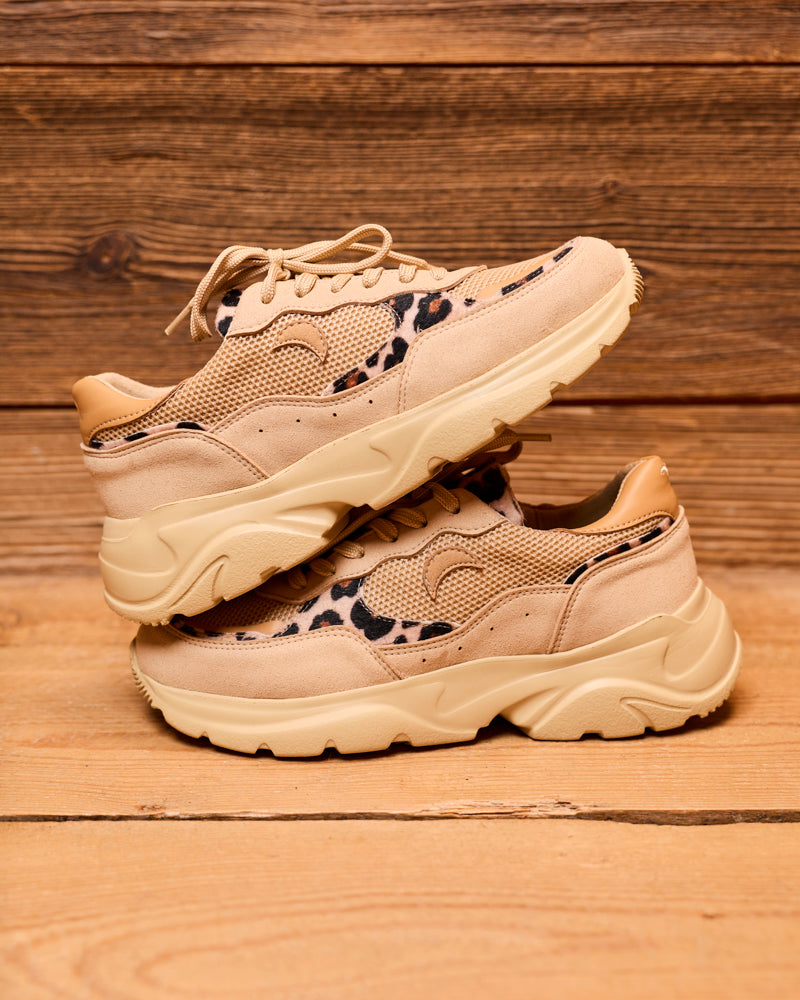 baskets vegan au design rétro running avec semelles épaisses chunky
