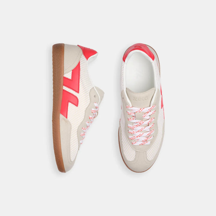 Toutes les vues des baskets Delta Cordura Blanco, modèle technique, léger et écoresponsable.