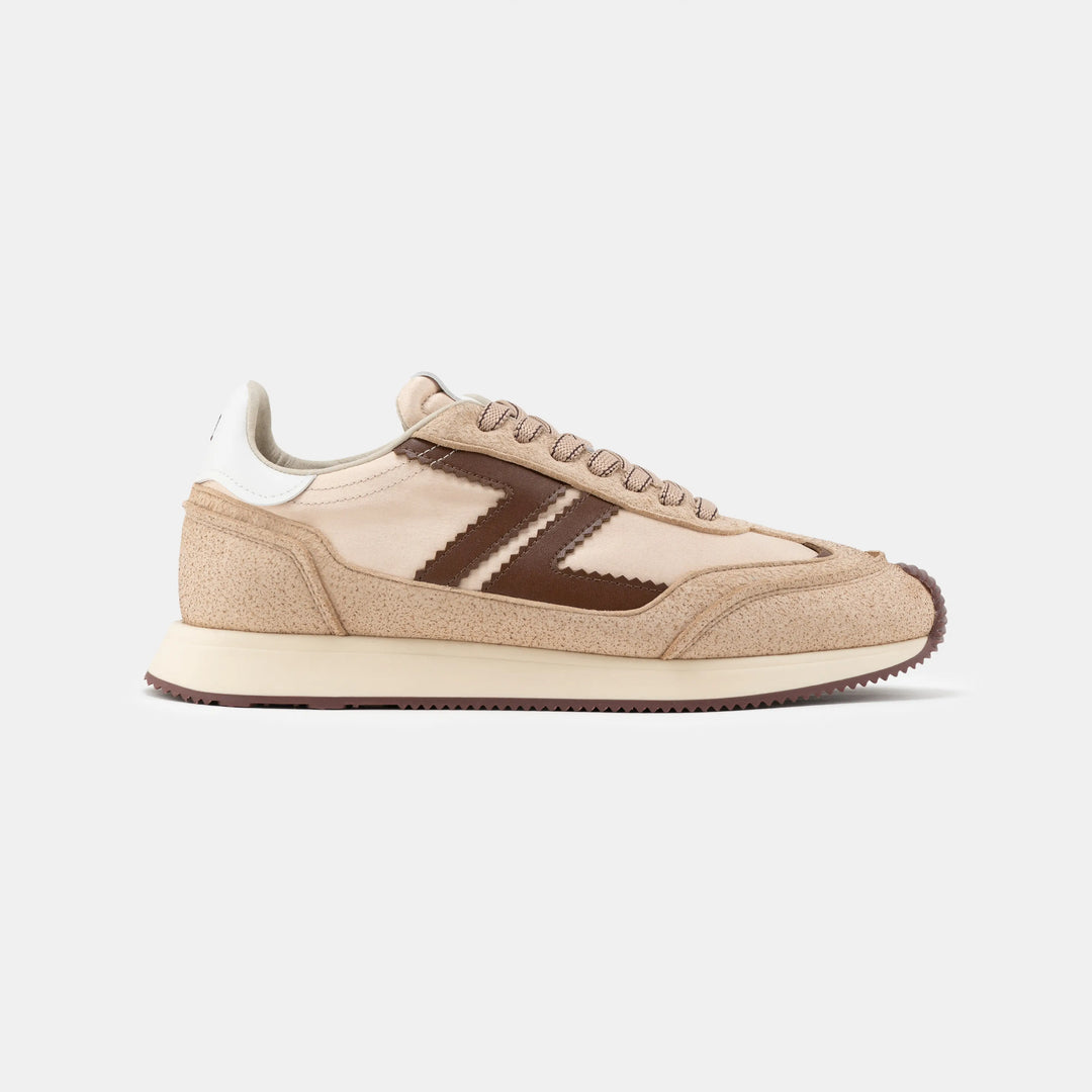 basket vegan retro running beige