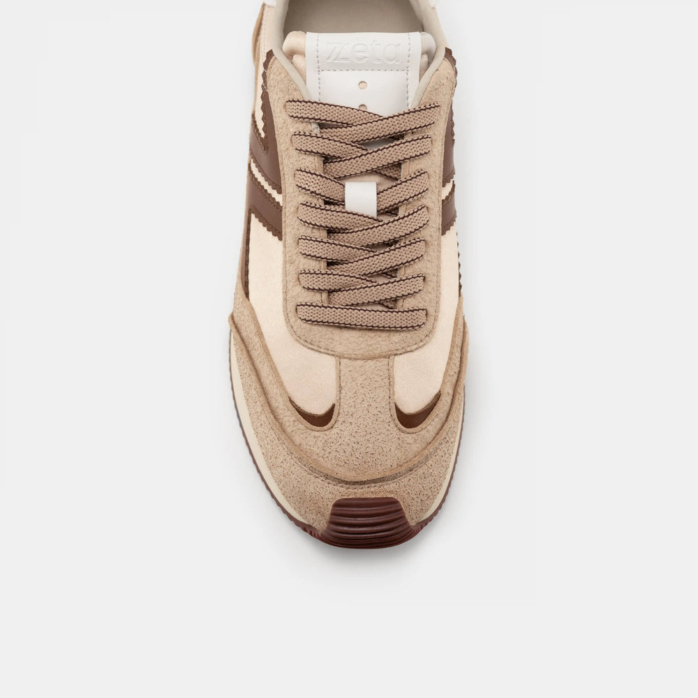 baskets vegan retro running beige