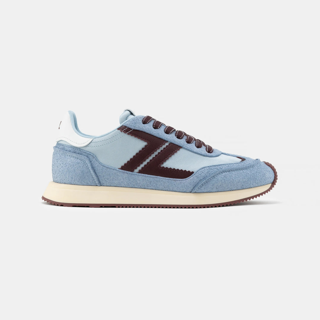 baskets vegan retro running bleu