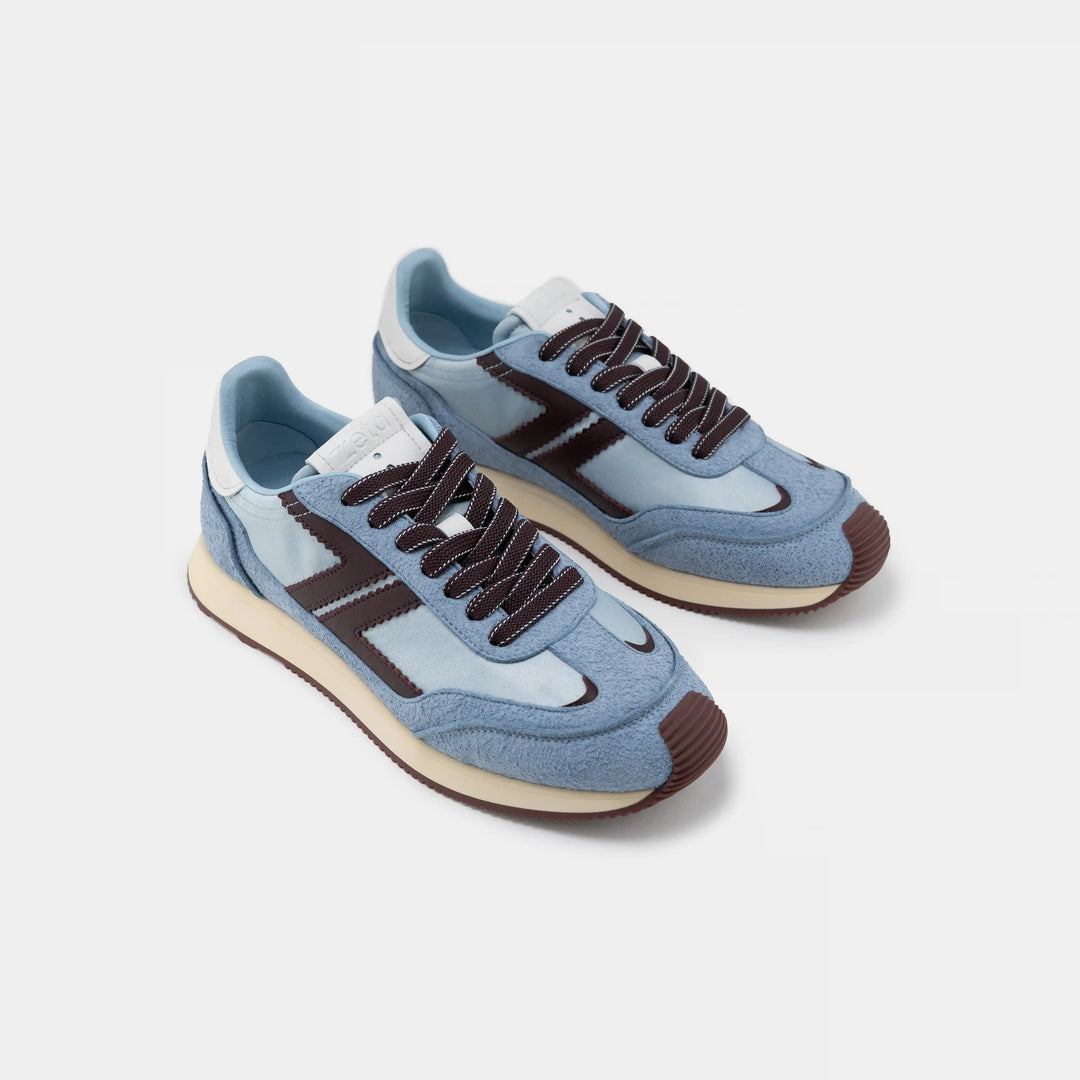 baskets vegan retro running bleu