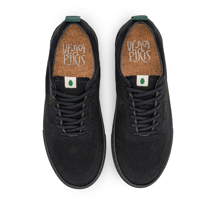 Baskets vegan noir homme