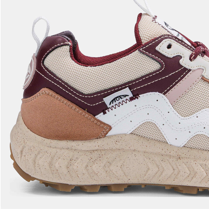 Baskets vegan multi matières beige