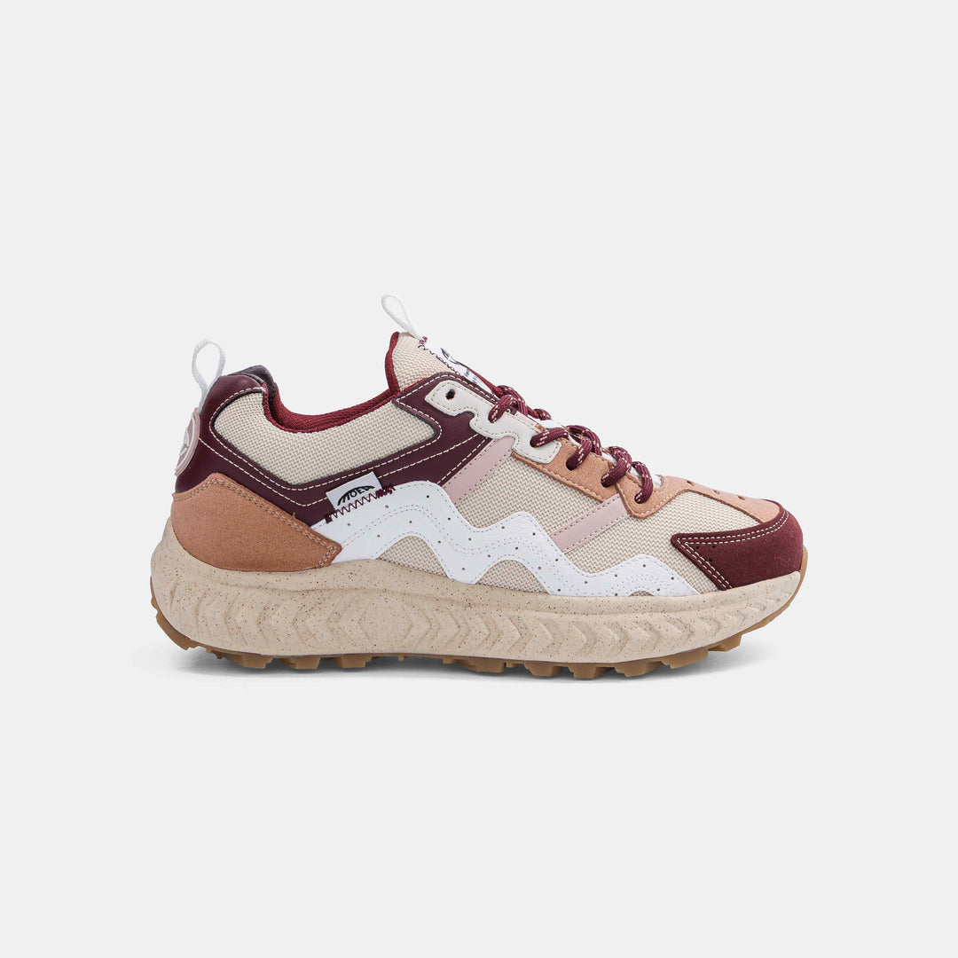Baskets vegan multi matières beige