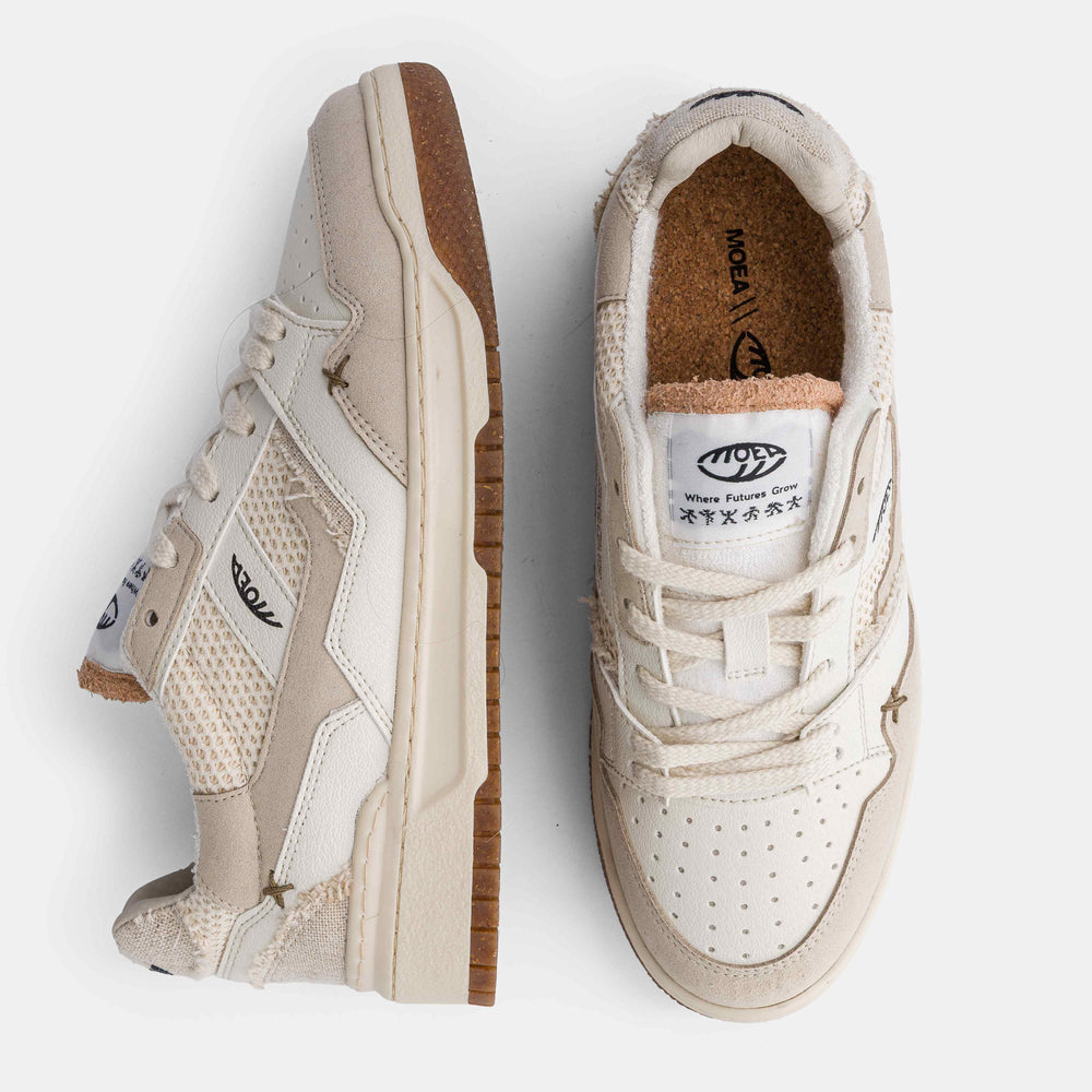 Baskets vegan multi matières