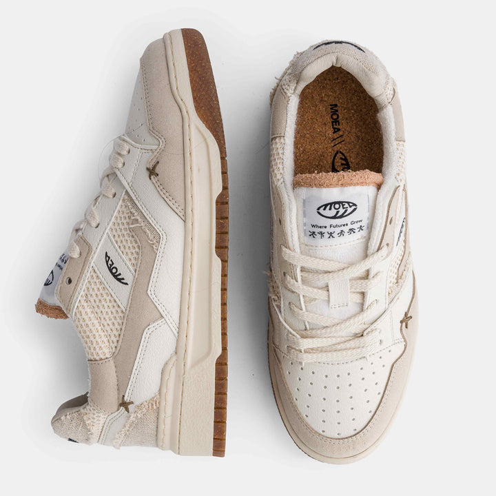Baskets vegan multi matières