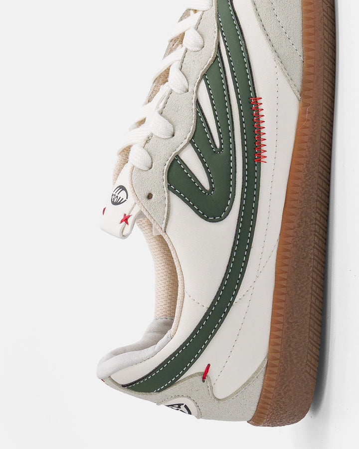 Baskets vegan Moea Flow WL - White &amp; Green - Apple