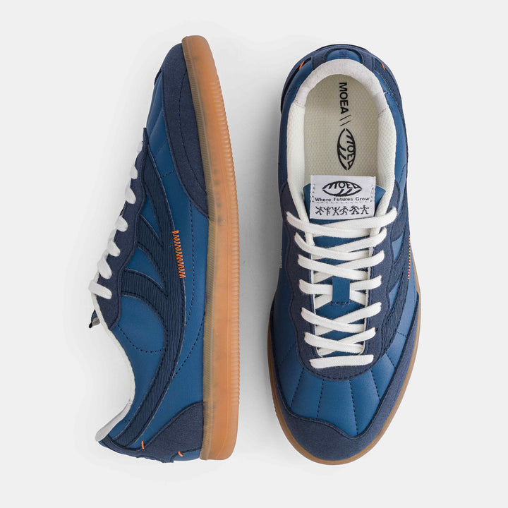 Baskets vegan bleu
