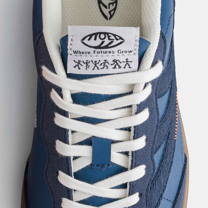 Baskets vegan bleu