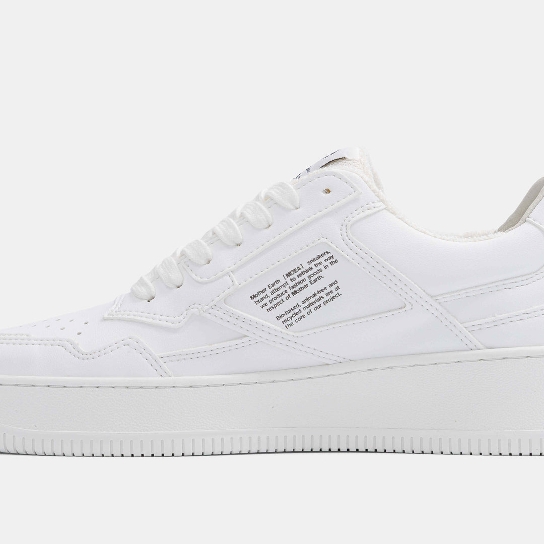 Baskets éco responsables full white