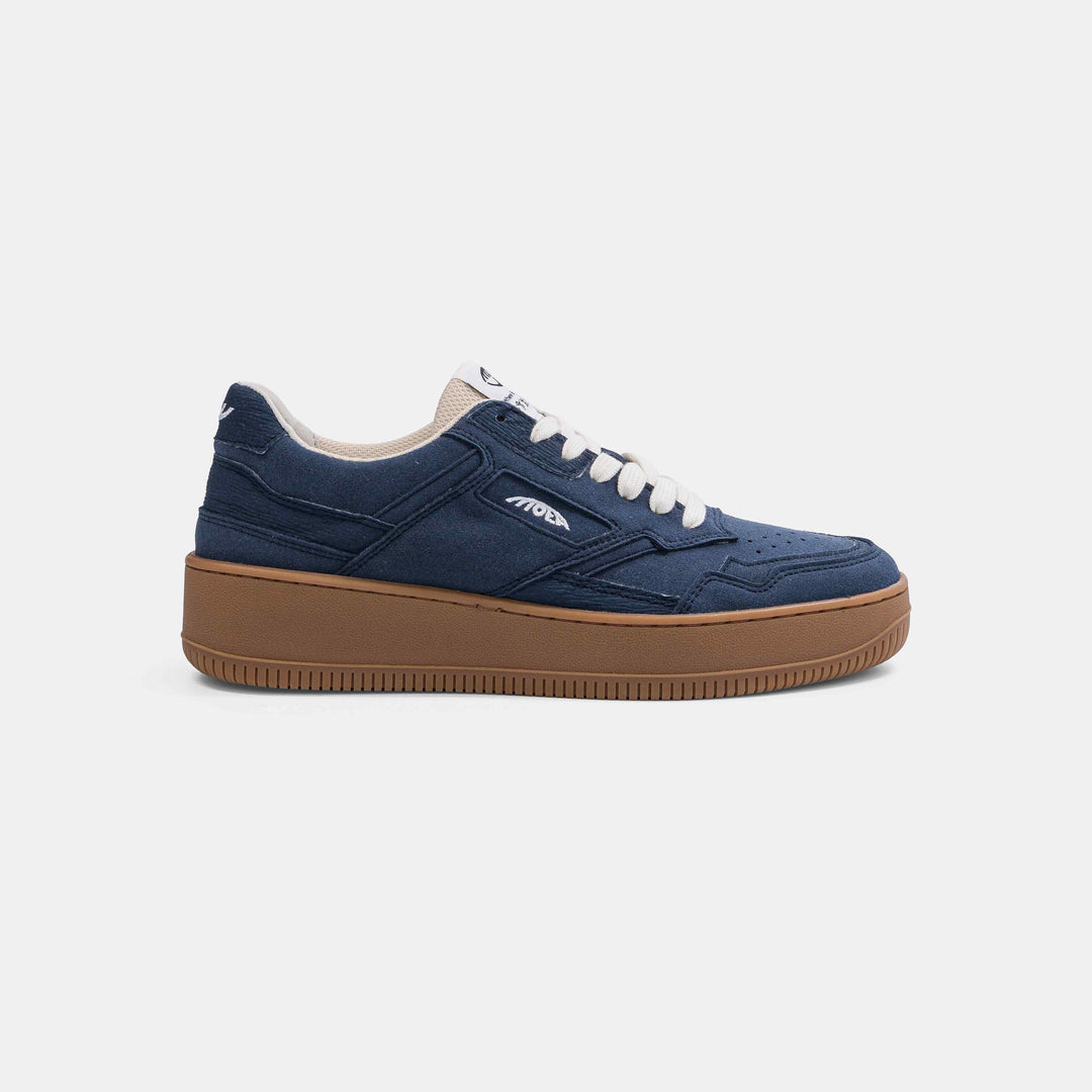 Baskets vegan bleu foncé