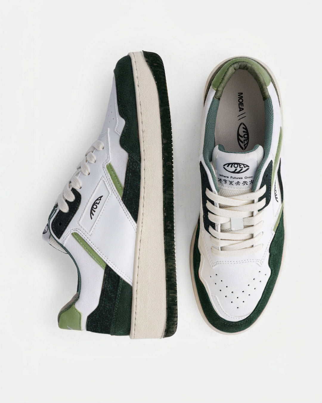 Baskets vegan Moea Origin - Green Combo - Palm